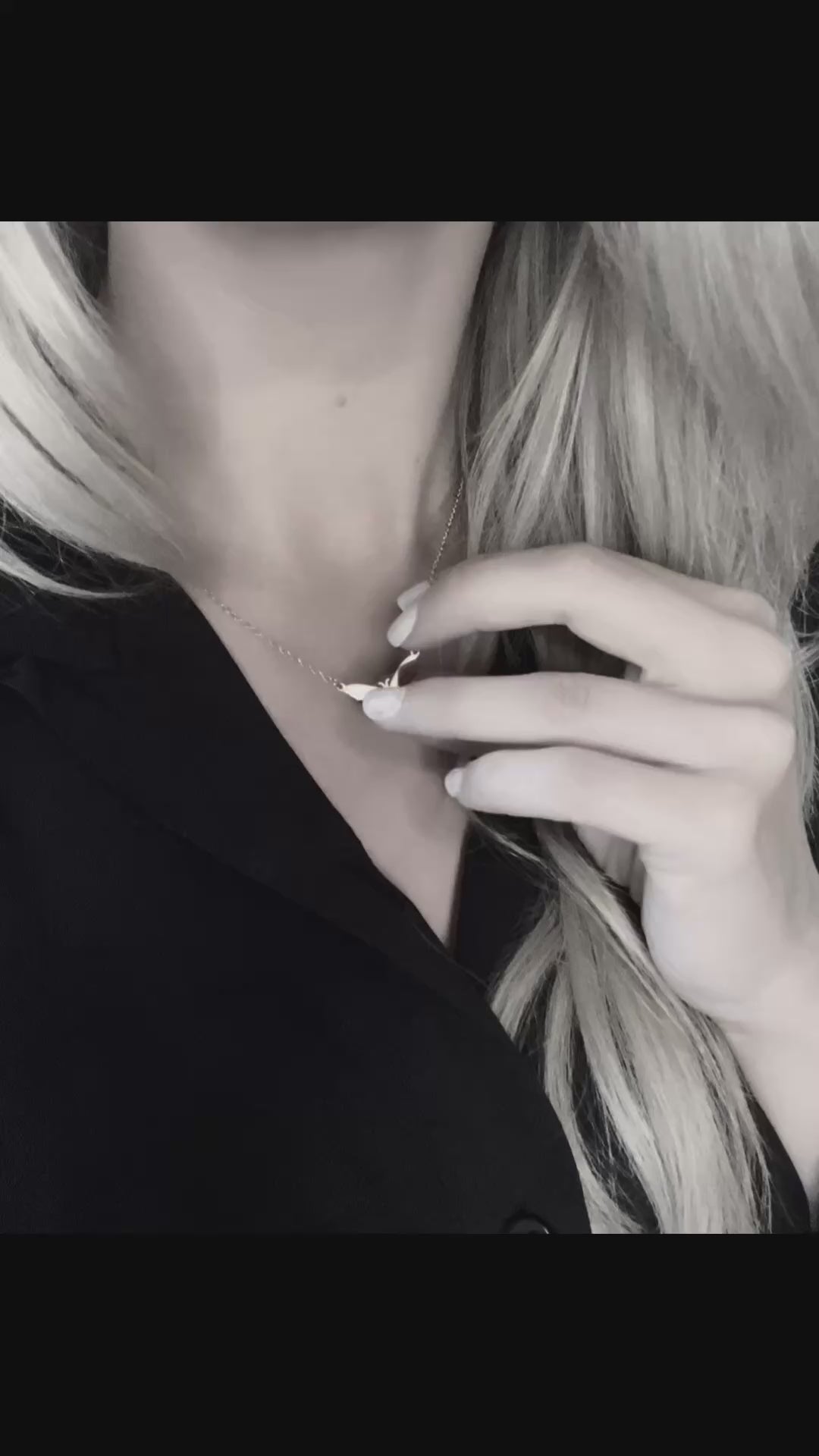 Minneshalsband fjäril – Symbol för änglabarn och missfall | Meningsfull gåva vid sorg & saknad |Butterfly - necklace - Symbol of miscarriage